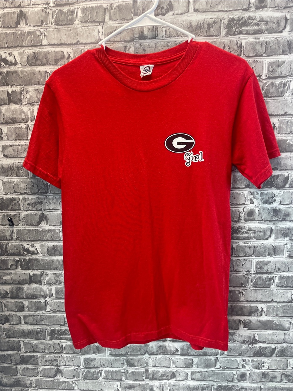 Georgia Bulldogs
Delta Red‎ 'G Girl' Short Sleeve Graphic Tee
